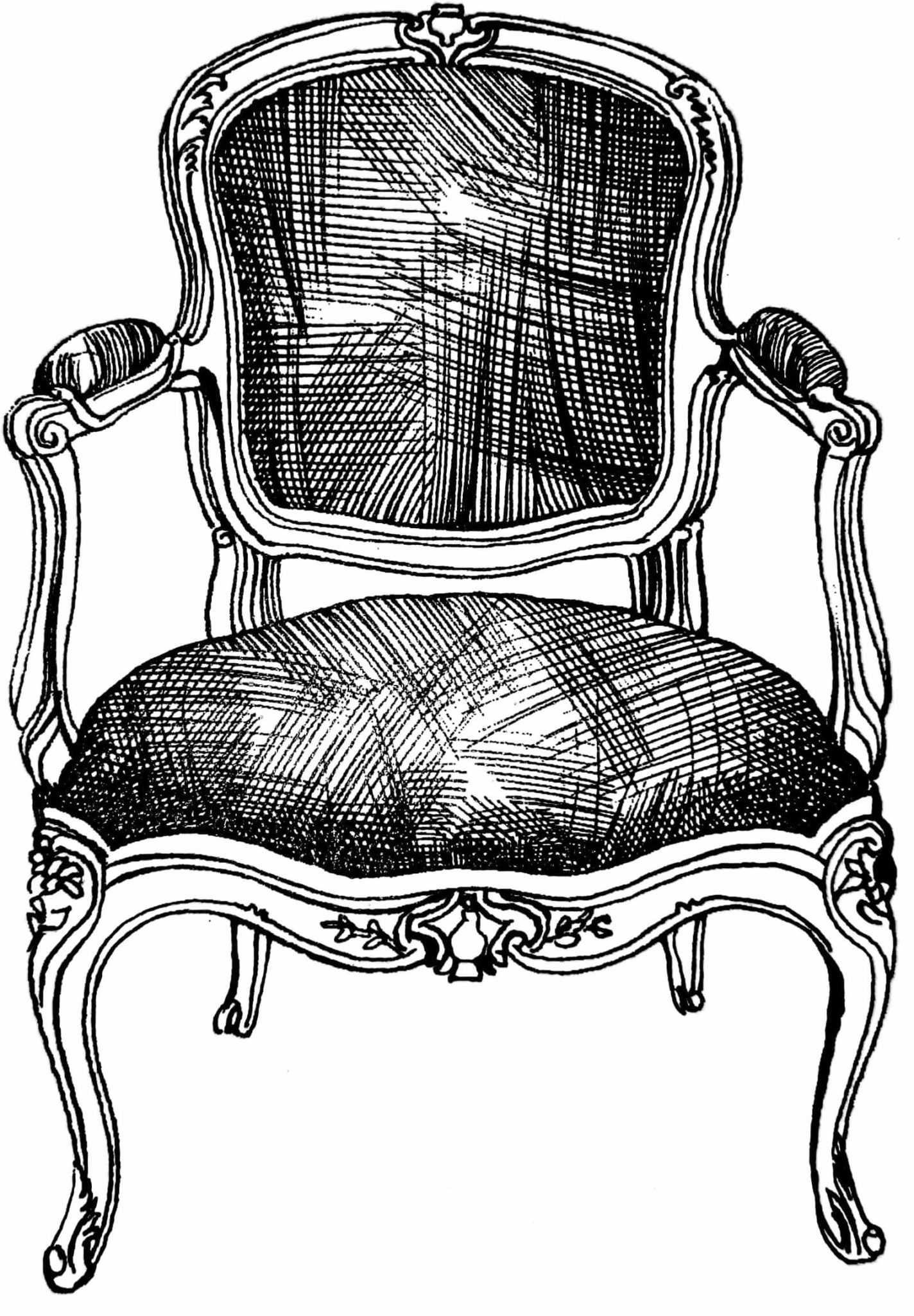 réfection fauteuil louis XV