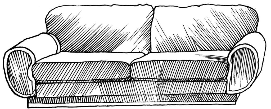 réfection de canapé moderne